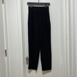 American apparel black, elastic waist, dress pants